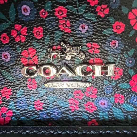 Coach New York Sierra Ranch Floral Print Satchel Bag - Picture 2 of 14